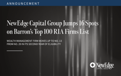 NewEdge Capital Group Jumps 16 Spots on Barron’s Top 100 RIA Firms List